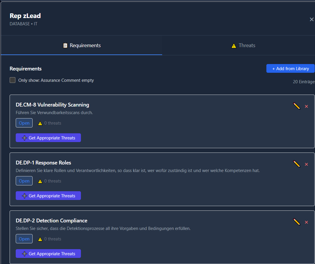 Redsight ZISO &ndash; Asset Requirements